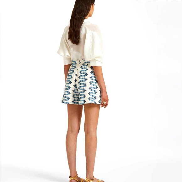 La DoubleJ High Waisted Cotton Stretch Big Butt Shorts In Scirocco Ivory Size S - Picture 7 of 11